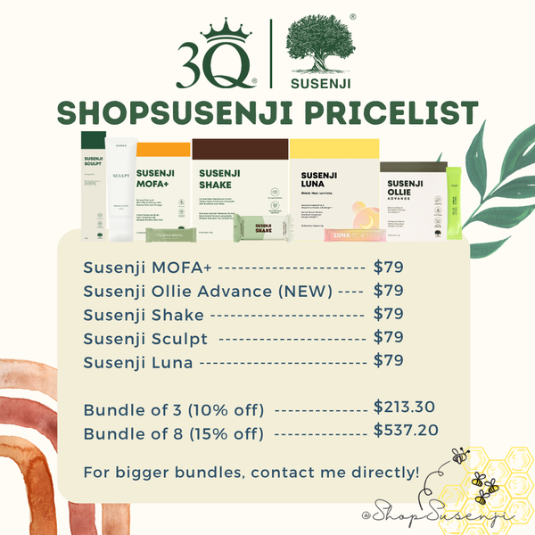 Susenji Bundle Promo of 3 - 10% OFF